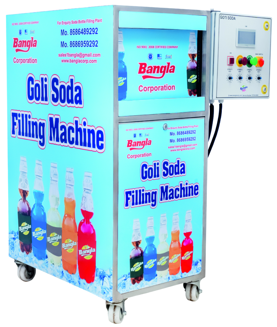 Marble Soda Soda Filling Machine