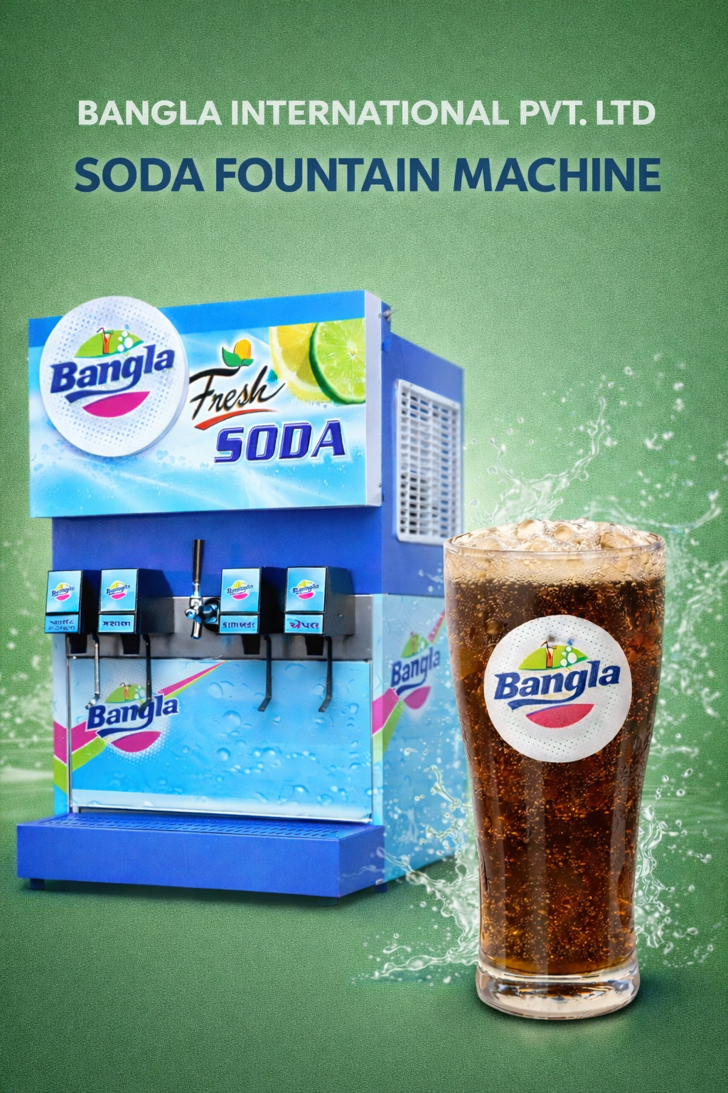 Soda Fountain Glass Soda